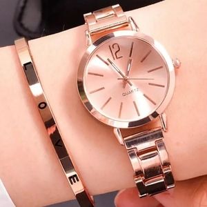 NIB Rose Gold Watch and Bangle